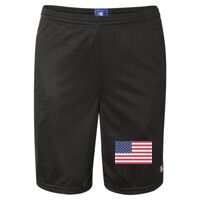 Polyester Mesh 9" Shorts with Pockets Thumbnail