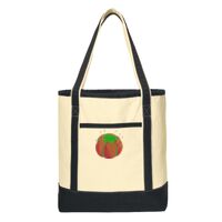 Large Cotton Canvas Boat Tote Thumbnail