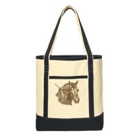 Large Cotton Canvas Boat Tote Thumbnail