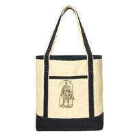 Large Cotton Canvas Boat Tote Thumbnail