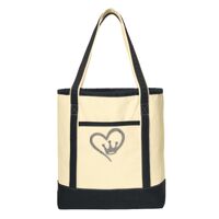 Large Cotton Canvas Boat Tote Thumbnail