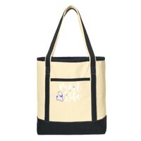 Large Cotton Canvas Boat Tote Thumbnail