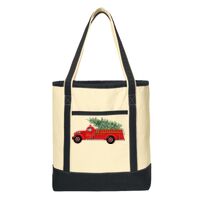 Large Cotton Canvas Boat Tote Thumbnail