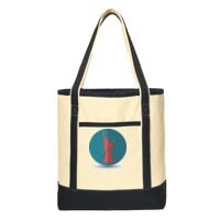 Large Cotton Canvas Boat Tote Thumbnail