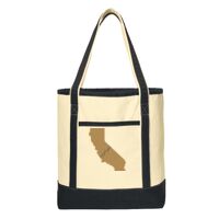 Large Cotton Canvas Boat Tote Thumbnail