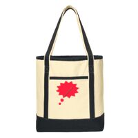 Large Cotton Canvas Boat Tote Thumbnail