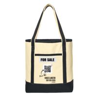 Large Cotton Canvas Boat Tote Thumbnail