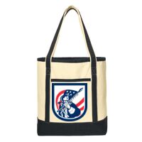 Large Cotton Canvas Boat Tote Thumbnail