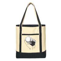 Large Cotton Canvas Boat Tote Thumbnail