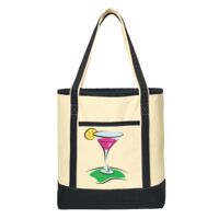 Large Cotton Canvas Boat Tote Thumbnail