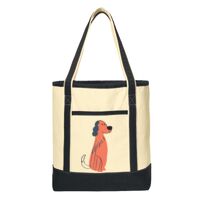 Large Cotton Canvas Boat Tote Thumbnail