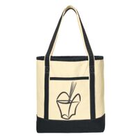 Large Cotton Canvas Boat Tote Thumbnail