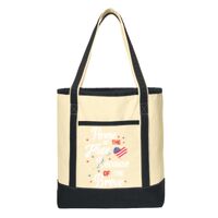 Large Cotton Canvas Boat Tote Thumbnail