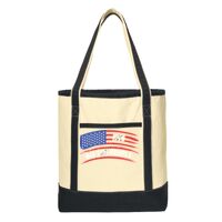 Large Cotton Canvas Boat Tote Thumbnail