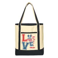 Large Cotton Canvas Boat Tote Thumbnail