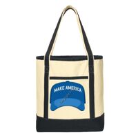 Large Cotton Canvas Boat Tote Thumbnail