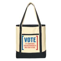 Large Cotton Canvas Boat Tote Thumbnail