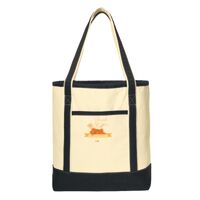 Large Cotton Canvas Boat Tote Thumbnail