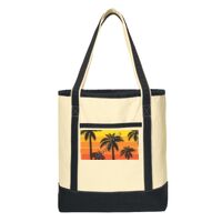 Large Cotton Canvas Boat Tote Thumbnail