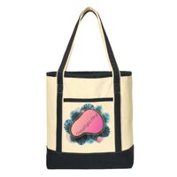 Large Cotton Canvas Boat Tote Thumbnail