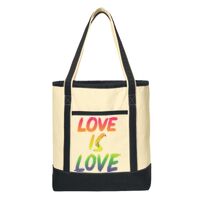 Large Cotton Canvas Boat Tote Thumbnail