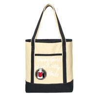 Large Cotton Canvas Boat Tote Thumbnail