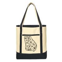 Large Cotton Canvas Boat Tote Thumbnail