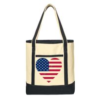 Large Cotton Canvas Boat Tote Thumbnail