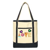 Large Cotton Canvas Boat Tote Thumbnail