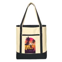 Large Cotton Canvas Boat Tote Thumbnail