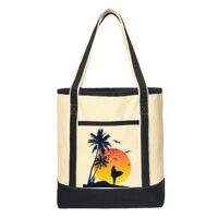 Large Cotton Canvas Boat Tote Thumbnail