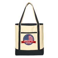 Large Cotton Canvas Boat Tote Thumbnail