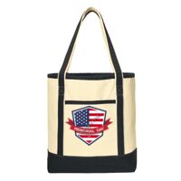 Large Cotton Canvas Boat Tote Thumbnail