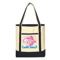 Large Cotton Canvas Boat Tote Thumbnail