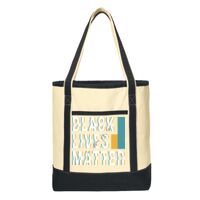 Large Cotton Canvas Boat Tote Thumbnail