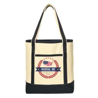 Large Cotton Canvas Boat Tote Thumbnail