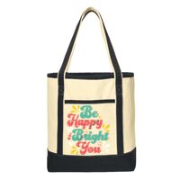 Large Cotton Canvas Boat Tote Thumbnail