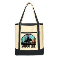 Large Cotton Canvas Boat Tote Thumbnail