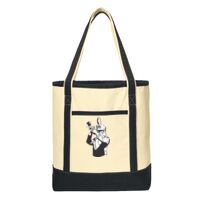 Large Cotton Canvas Boat Tote Thumbnail