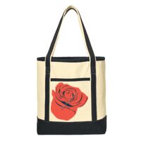 Large Cotton Canvas Boat Tote Thumbnail