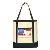 Large Cotton Canvas Boat Tote Thumbnail