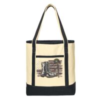 Large Cotton Canvas Boat Tote Thumbnail