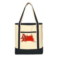 Large Cotton Canvas Boat Tote Thumbnail