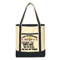 Large Cotton Canvas Boat Tote Thumbnail