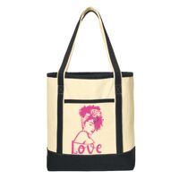 Large Cotton Canvas Boat Tote Thumbnail