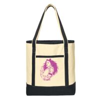 Large Cotton Canvas Boat Tote Thumbnail