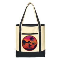 Large Cotton Canvas Boat Tote Thumbnail