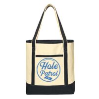 Large Cotton Canvas Boat Tote Thumbnail