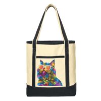 Large Cotton Canvas Boat Tote Thumbnail