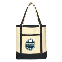 Large Cotton Canvas Boat Tote Thumbnail